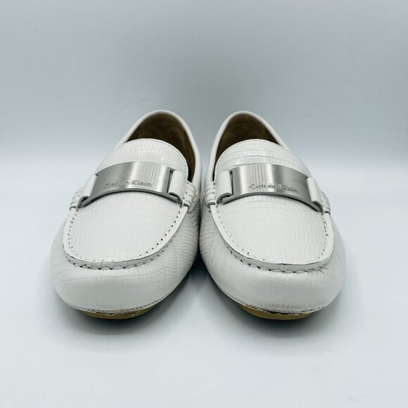 Calvin Klein Shoes Womens Size 11 White Lisette Flats Classic Comfort Loafers - Picture 4 of 10